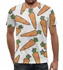 Заказать мужскую футболку в Москве. Футболка с полной запечаткой (мужская) Морковки от skynatural - готовые дизайны и нанесение принтов.