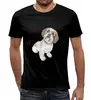 Заказать мужскую футболку в Москве. Футболка с полной запечаткой (мужская)  Собачка от THE_NISE  - готовые дизайны и нанесение принтов.