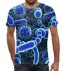 Заказать мужскую футболку в Москве. Футболка с полной запечаткой (мужская) Микробы   от THE_NISE  - готовые дизайны и нанесение принтов.