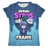 Заказать мужскую футболку в Москве. Футболка с полной запечаткой (мужская) BRAWL STARS FRANK от geekbox - готовые дизайны и нанесение принтов.