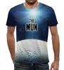 Заказать мужскую футболку в Москве. Футболка с полной запечаткой (мужская) The Mun (The Planet) от ISliM - готовые дизайны и нанесение принтов.