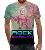 Заказать мужскую футболку в Москве. Футболка с полной запечаткой (мужская) Marilyn Monroe от Vladec11 - готовые дизайны и нанесение принтов.