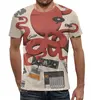 Заказать мужскую футболку в Москве. Футболка с полной запечаткой (мужская) DJ Octopus от sandster - готовые дизайны и нанесение принтов.