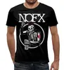 Заказать мужскую футболку в Москве. Футболка с полной запечаткой (мужская) NOFX  от geekbox - готовые дизайны и нанесение принтов.