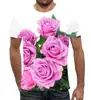 Заказать мужскую футболку в Москве. Футболка с полной запечаткой (мужская) Букет роз от THE_NISE  - готовые дизайны и нанесение принтов.