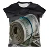 Заказать мужскую футболку в Москве. Футболка с полной запечаткой (мужская) Деньги от Violet - готовые дизайны и нанесение принтов.