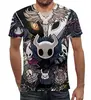 Заказать мужскую футболку в Москве. Футболка с полной запечаткой (мужская) Hollow Knight от geekbox - готовые дизайны и нанесение принтов.