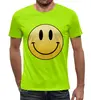 Заказать мужскую футболку в Москве. Футболка с полной запечаткой (мужская) Smile от Jimmy Flash - готовые дизайны и нанесение принтов.