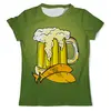 Заказать мужскую футболку в Москве. Футболка с полной запечаткой (мужская) Пиво   от T-shirt print  - готовые дизайны и нанесение принтов.