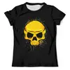 Заказать мужскую футболку в Москве. Футболка с полной запечаткой (мужская) Skull   от T-shirt print  - готовые дизайны и нанесение принтов.