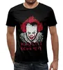 Заказать мужскую футболку в Москве. Футболка с полной запечаткой (мужская) Клоун  от T-shirt print  - готовые дизайны и нанесение принтов.