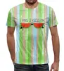 Заказать мужскую футболку в Москве. Футболка с полной запечаткой (мужская) Арбуз в очках  от T-shirt print  - готовые дизайны и нанесение принтов.