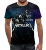 Заказать мужскую футболку в Москве. Футболка с полной запечаткой (мужская) Metallica от Vladec11 - готовые дизайны и нанесение принтов.