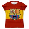 Заказать мужскую футболку в Москве. Футболка с полной запечаткой (мужская) FC Barcelona от cherdantcev - готовые дизайны и нанесение принтов.