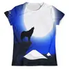 Заказать мужскую футболку в Москве. Футболка с полной запечаткой (мужская) Одинокий Волк от  PRO_DESIGN - готовые дизайны и нанесение принтов.