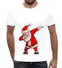 Заказать мужскую футболку в Москве. Футболка с полной запечаткой (мужская) Дед мороз  от acidhouses - готовые дизайны и нанесение принтов.