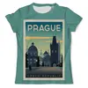 Заказать мужскую футболку в Москве. Футболка с полной запечаткой (мужская) Прага от acidhouses - готовые дизайны и нанесение принтов.