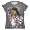 Заказать мужскую футболку в Москве. Футболка с полной запечаткой (мужская) Michael Jackson от balden - готовые дизайны и нанесение принтов.