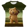 Заказать мужскую футболку в Москве. Футболка с полной запечаткой (мужская) Мишка Тедди от ПРИНТЫ ПЕЧАТЬ  - готовые дизайны и нанесение принтов.