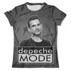 Заказать мужскую футболку в Москве. Футболка с полной запечаткой (мужская) Dave Gahan (Depeche Mode) от balden - готовые дизайны и нанесение принтов.