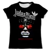 Заказать мужскую футболку в Москве. Футболка с полной запечаткой (мужская) Judas Priest, музыка, рок, группы, метал,  от geekbox - готовые дизайны и нанесение принтов.