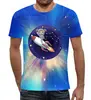 Заказать мужскую футболку в Москве. Футболка с полной запечаткой (мужская) Космонавт от THE_NISE  - готовые дизайны и нанесение принтов.
