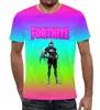 Заказать мужскую футболку в Москве. Футболка с полной запечаткой (мужская) Fortnite от  PRO_DESIGN - готовые дизайны и нанесение принтов.