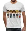 Заказать мужскую футболку в Москве. Футболка с полной запечаткой (мужская) One Direction от cherdantcev - готовые дизайны и нанесение принтов.