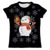 Заказать мужскую футболку в Москве. Футболка с полной запечаткой (мужская) Снеговик от weeert - готовые дизайны и нанесение принтов.