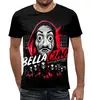 Заказать мужскую футболку в Москве. Футболка с полной запечаткой (мужская) Bella Ciao от T-shirt print  - готовые дизайны и нанесение принтов.