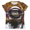 Заказать мужскую футболку в Москве. Футболка с полной запечаткой (мужская) Космонавт от BAD OWL - готовые дизайны и нанесение принтов.