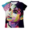 Заказать мужскую футболку в Москве. Футболка с полной запечаткой (мужская) Майкл Джексон  от ПРИНТЫ ПЕЧАТЬ  - готовые дизайны и нанесение принтов.