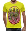 Заказать мужскую футболку в Москве. Футболка с полной запечаткой (мужская) Зомби  от T-shirt print  - готовые дизайны и нанесение принтов.