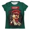 Заказать мужскую футболку в Москве. Футболка с полной запечаткой (мужская) Сталин  от T-shirt print  - готовые дизайны и нанесение принтов.