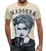 Заказать мужскую футболку в Москве. Футболка с полной запечаткой (мужская) Madonna от Leichenwagen - готовые дизайны и нанесение принтов.