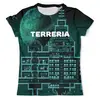 Заказать мужскую футболку в Москве. Футболка с полной запечаткой (мужская) Terraria от THE_NISE  - готовые дизайны и нанесение принтов.