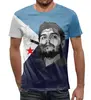 Заказать мужскую футболку в Москве. Футболка с полной запечаткой (мужская) Ernesto Che Guevara  от ПРИНТЫ ПЕЧАТЬ  - готовые дизайны и нанесение принтов.