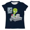 Заказать мужскую футболку в Москве. Футболка с полной запечаткой (мужская) Инопланетянин от YellowCloverShop - готовые дизайны и нанесение принтов.