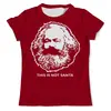 Заказать мужскую футболку в Москве. Футболка с полной запечаткой (мужская) Карл Маркс - Не Санта от Leichenwagen - готовые дизайны и нанесение принтов.