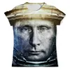Заказать мужскую футболку в Москве. Футболка с полной запечаткой (мужская) Владимир Путин  от coolmag - готовые дизайны и нанесение принтов.