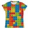 Заказать мужскую футболку в Москве. Футболка с полной запечаткой (мужская) Лего     от Nos  - готовые дизайны и нанесение принтов.