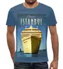 Заказать мужскую футболку в Москве. Футболка с полной запечаткой (мужская) Стамбул от acidhouses - готовые дизайны и нанесение принтов.