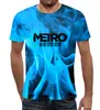 Заказать мужскую футболку в Москве. Футболка с полной запечаткой (мужская) Metro Exodus от THE_NISE  - готовые дизайны и нанесение принтов.