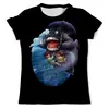 Заказать мужскую футболку в Москве. Футболка с полной запечаткой (мужская) Totoro от T-shirt print  - готовые дизайны и нанесение принтов.