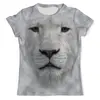 Заказать мужскую футболку в Москве. Футболка с полной запечаткой (мужская) Белый тигр от weeert - готовые дизайны и нанесение принтов.