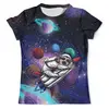 Заказать мужскую футболку в Москве. Футболка с полной запечаткой (мужская) Астронавт    от T-shirt print  - готовые дизайны и нанесение принтов.