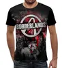 Заказать мужскую футболку в Москве. Футболка с полной запечаткой (мужская) Borderlands  от geekbox - готовые дизайны и нанесение принтов.
