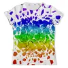 Заказать мужскую футболку в Москве. Футболка с полной запечаткой (мужская) Broken rainbow от FireFoxa - готовые дизайны и нанесение принтов.