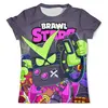 Заказать мужскую футболку в Москве. Футболка с полной запечаткой (мужская) BRAWL STARS 8-BIT VIRUS от geekbox - готовые дизайны и нанесение принтов.