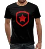 Заказать мужскую футболку в Москве. Футболка с полной запечаткой (мужская) Gambit от Niq=D - готовые дизайны и нанесение принтов.